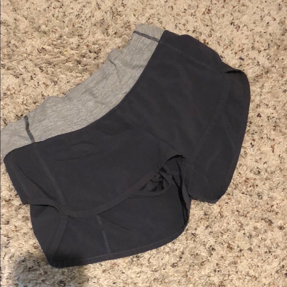 Lululemon Grey Running shorts Sz S